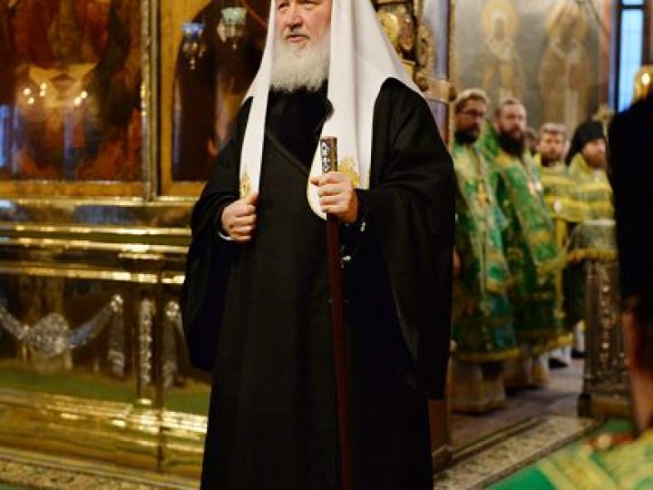 Слово Святейшего Патриарха Кирилла в день преставления преподобного Сергия Радонежского с балкона Патриарших покоев Троице-Сергиевой лавры