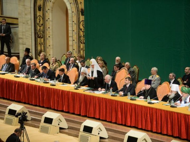 Святейший Патриарх Кирилл возглавил открытие XIX Всемирного русского народного собора