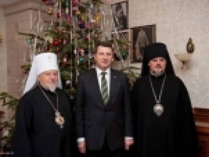 Состоялась встреча митрополита Рижского и всея Латвии Александра с Президентом Латвийской Республики Раймондсом Вейонисом