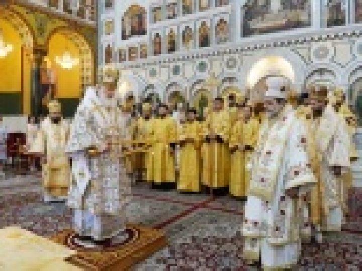 В последний день визита в Латинскую Америку Предстоятель Русской Православной Церкви совершил Литургию в соборе апостола Павла в Сан-Паулу