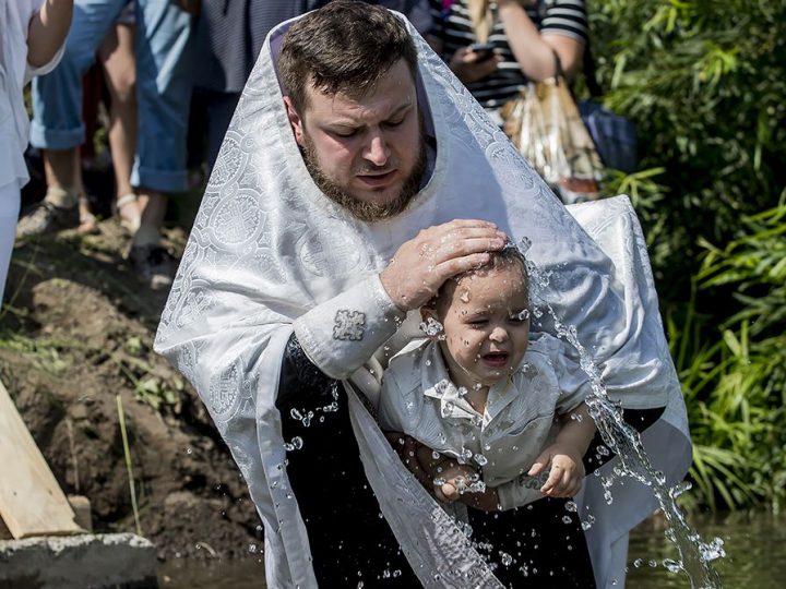 В деревне Осиновка Кемеровского района совершено массовое Крещение