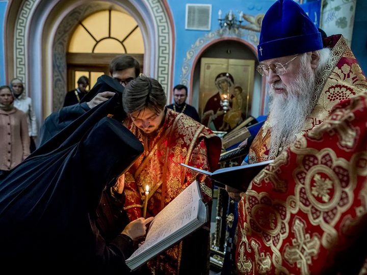 27 сентября 2017 г. Монашеский постриг в Свято-Успенском женском монастыре с. Елыкаево