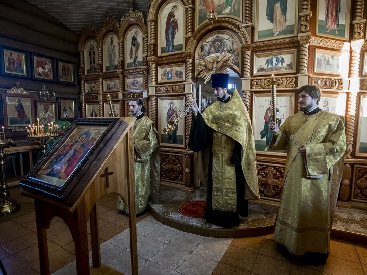 26 ноября 2017 г. Всенощное бдение в храме блаженного Прокопия Устюжского