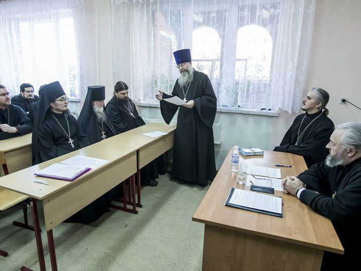 19 декабря 2017 г. Педагогический совет Православных богословских курсов в Полысаеве