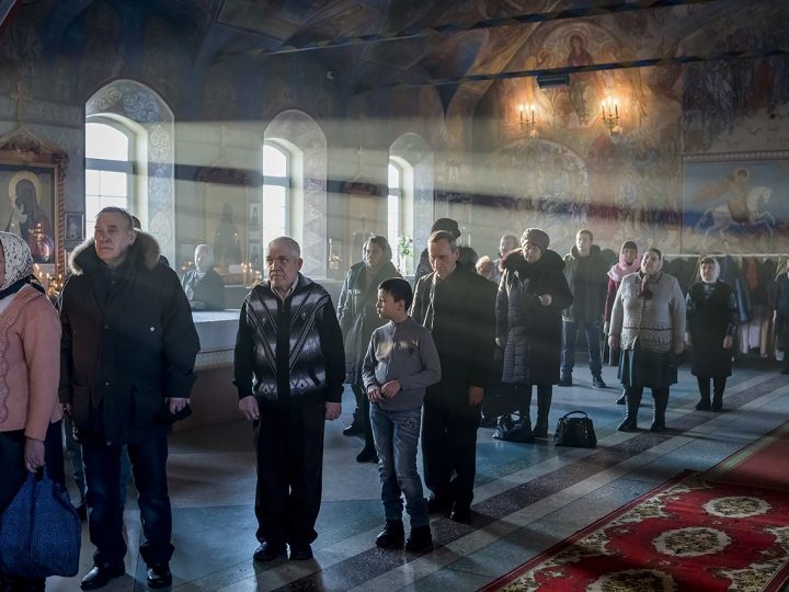 9 января 2018 г. Великая вечерня в храме иконы Божией Матери «Скоропослушница» г. Киселевска