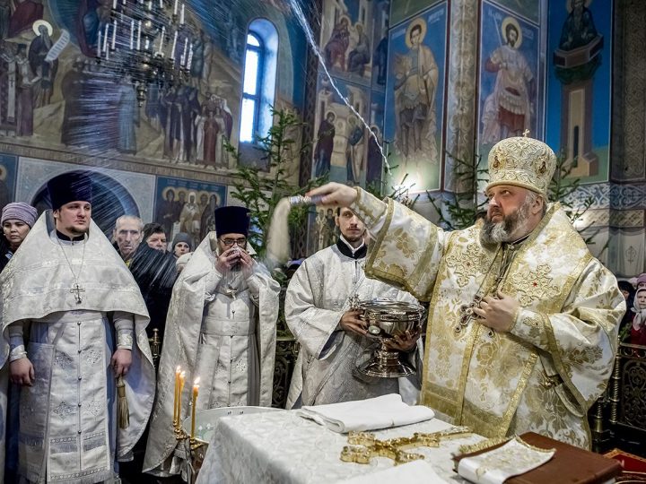 19 января. Богоявление в Знаменском кафедральном соборе