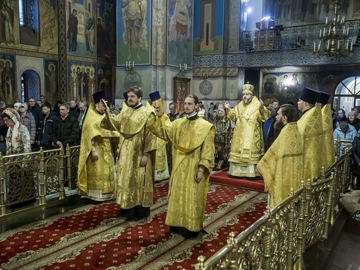 31 декабря 2017 г. Последняя Литургия в 2017 году и молебен перед Новолетием