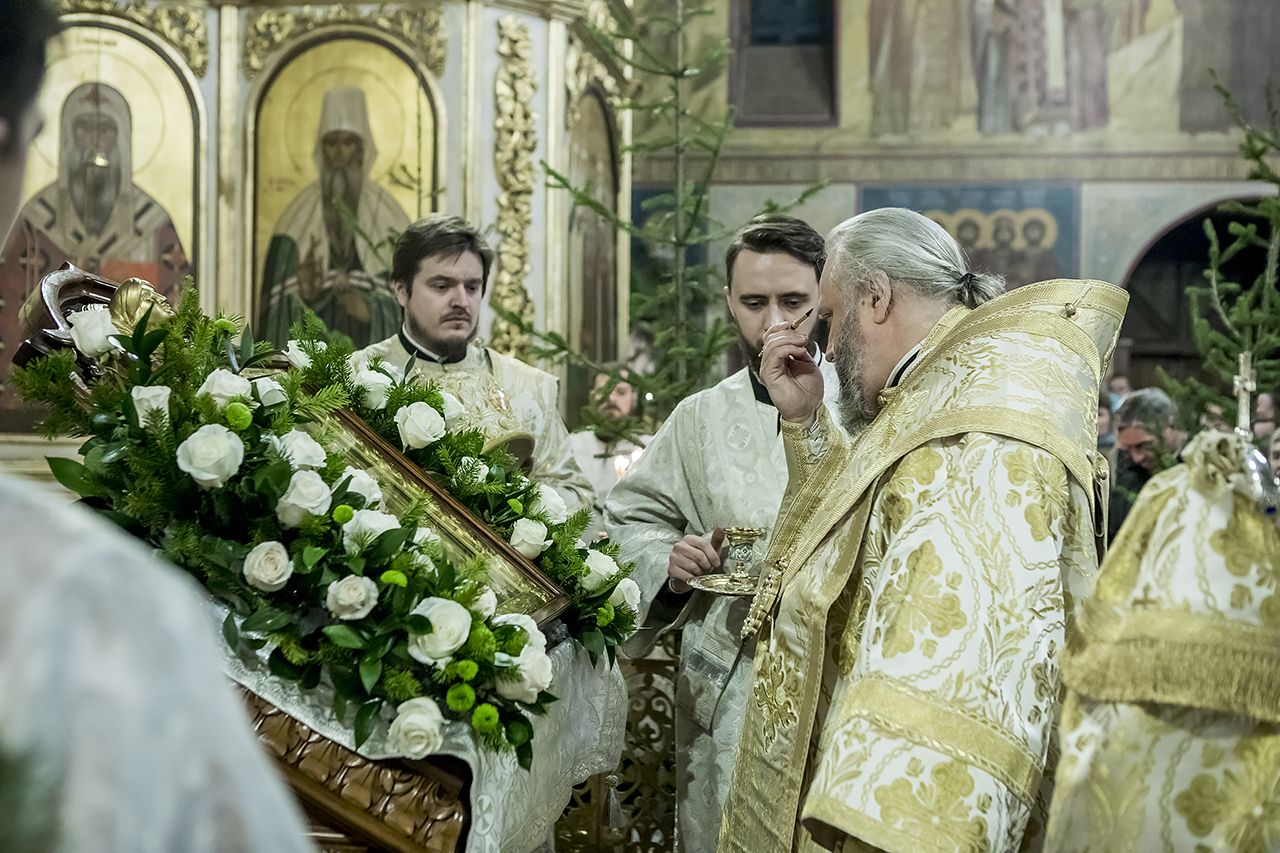 7 января 2018 г. Встреча Светлого Христова Рождества в Знаменском кафедральном соборе Кемерова