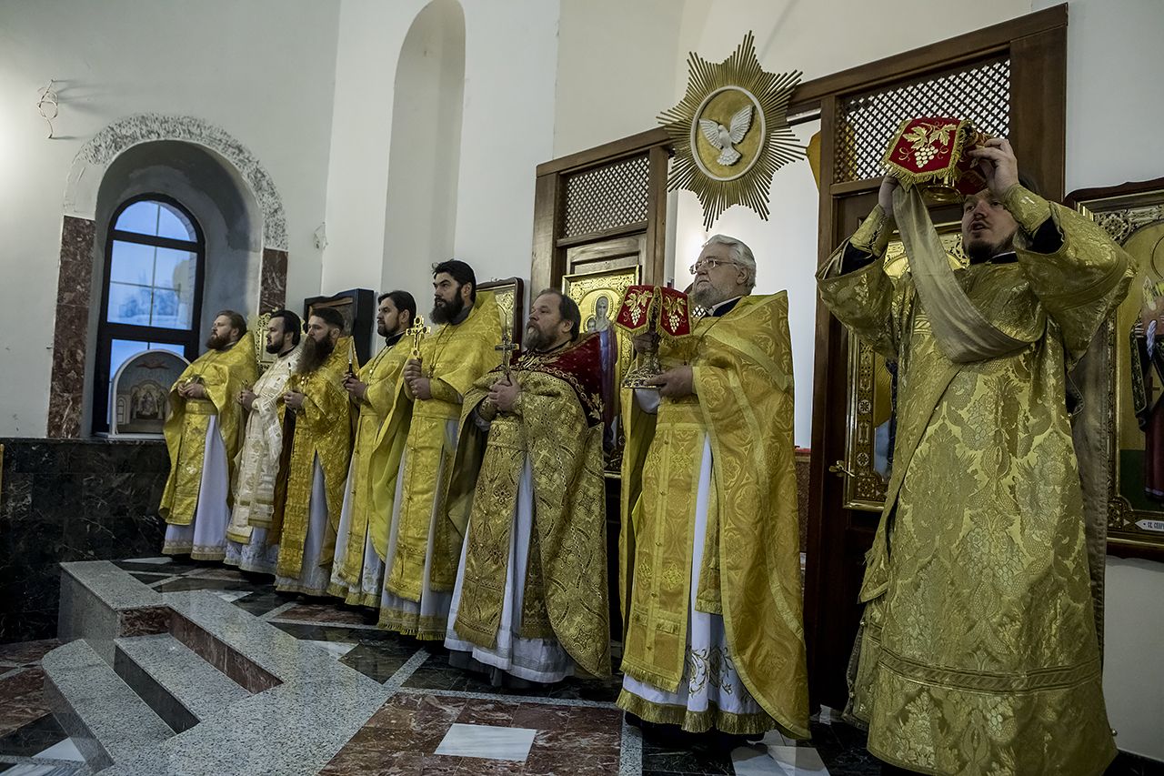 25 декабря 2019 г. Престольный праздник храма святителя Спиридона Тримифунтского в Кемерове