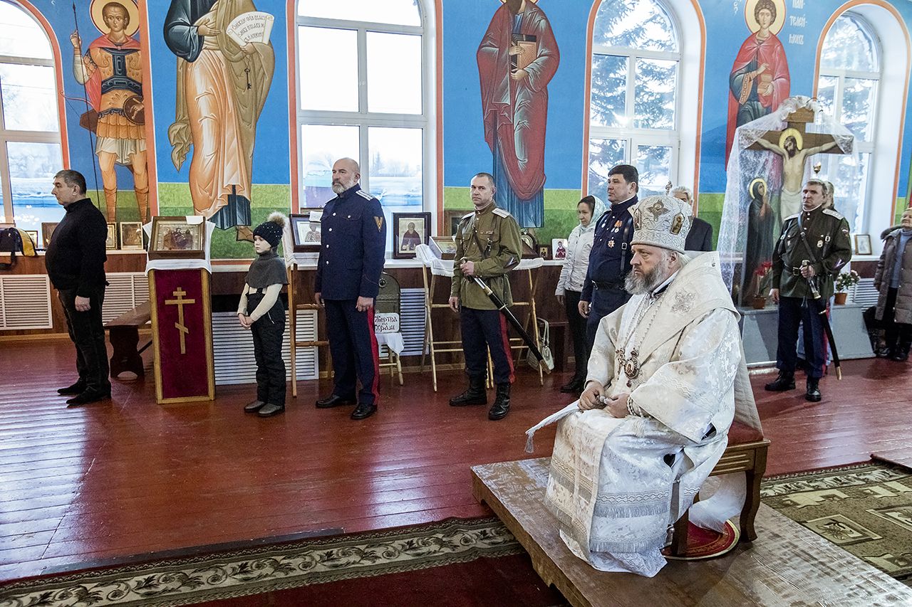 8 января 2020 г. Великая вечерня в Покровском храме Прокопьевска