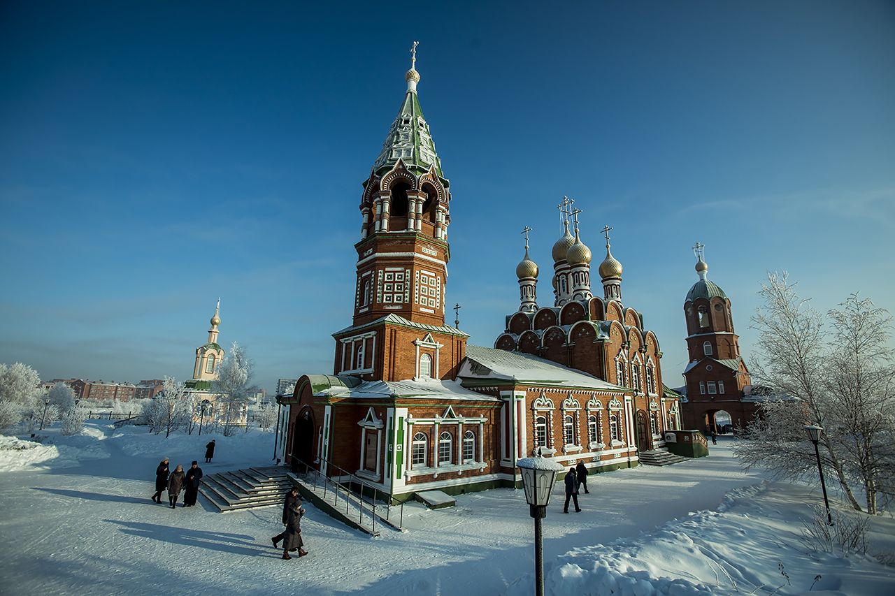 11 января 2020 г. Божественная литургия в храме иконы Божией Матери «Скоропослушница» в Киселевске в субботу по Рождестве Христовом
