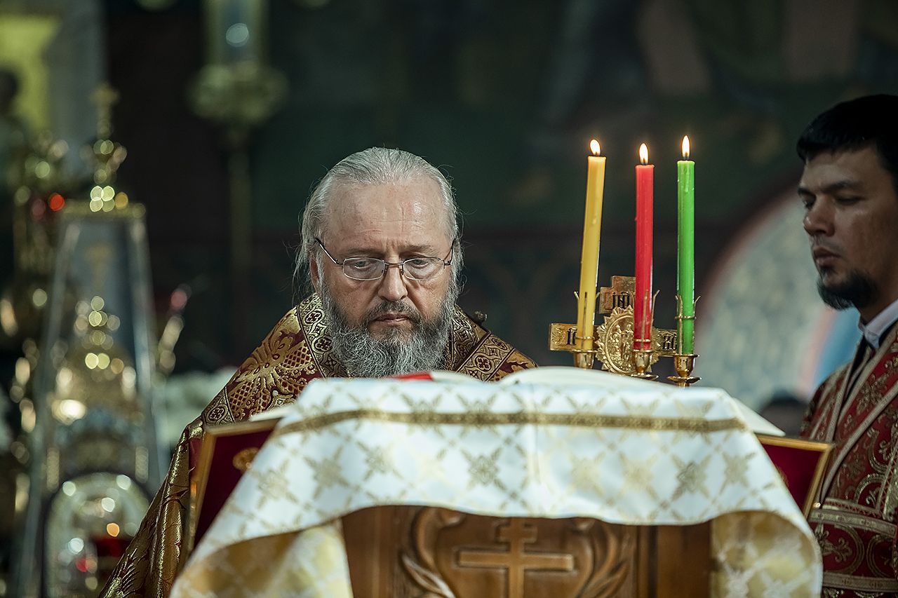 5 мая 2021 г. Великая вечерня в киселёвском храме иконы Божией Матери «Скоропослушница» в канун Светлого четверга