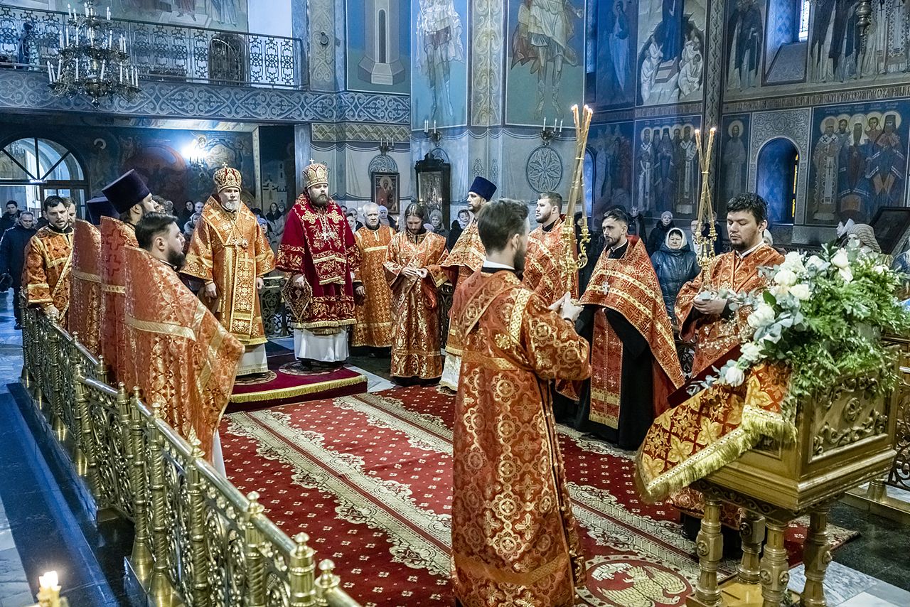 17 декабря 2022 г. Мероприятия по случаю дня памяти великомученицы Варвары в Знаменском соборе