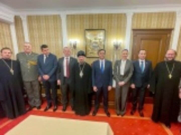 Митрополит Минский Вениамин встретился с делегацией Республики Сербия