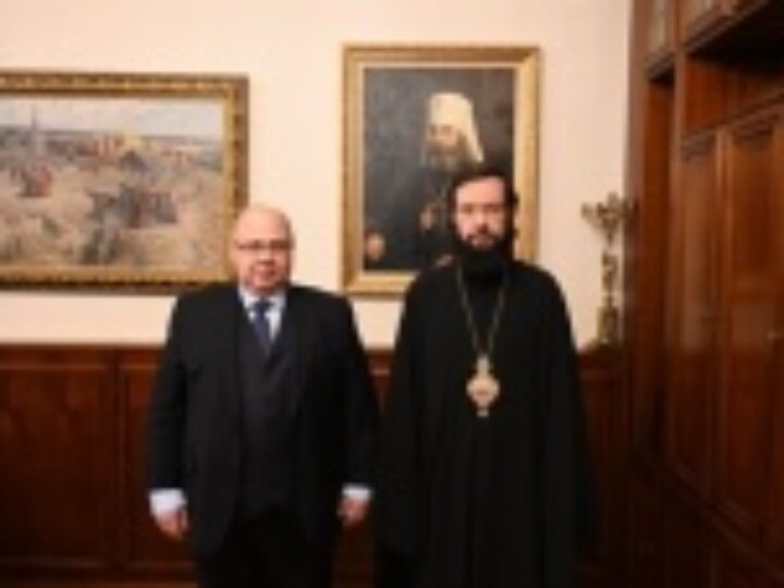 Митрополит Волоколамский Антоний встретился с новоназначенным послом России в Швеции