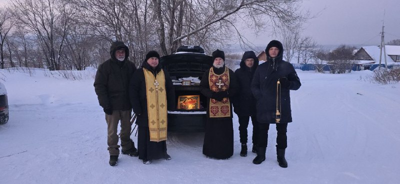 На месте бывшего Кузнецкого Христорождественского монастыря совершили молебен и панихиду