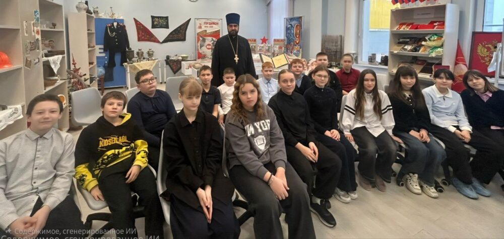 Беседы со школьниками в святочные дни прошли в Мариинской епархии