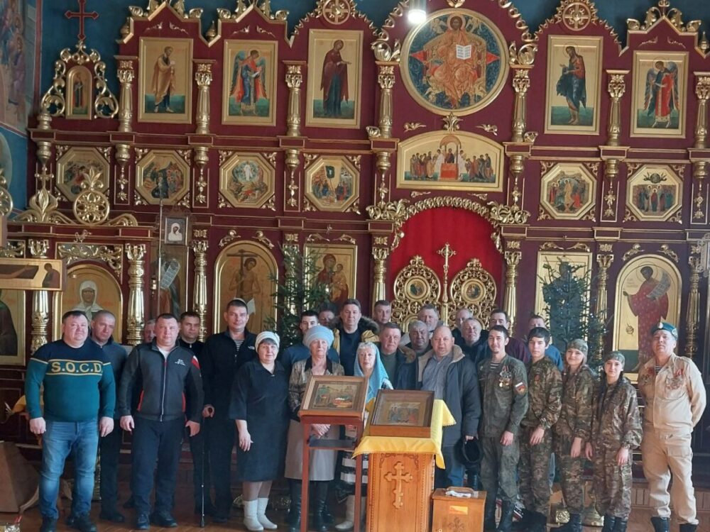 В Таштаголе совершили панихиду по погибшим воинам