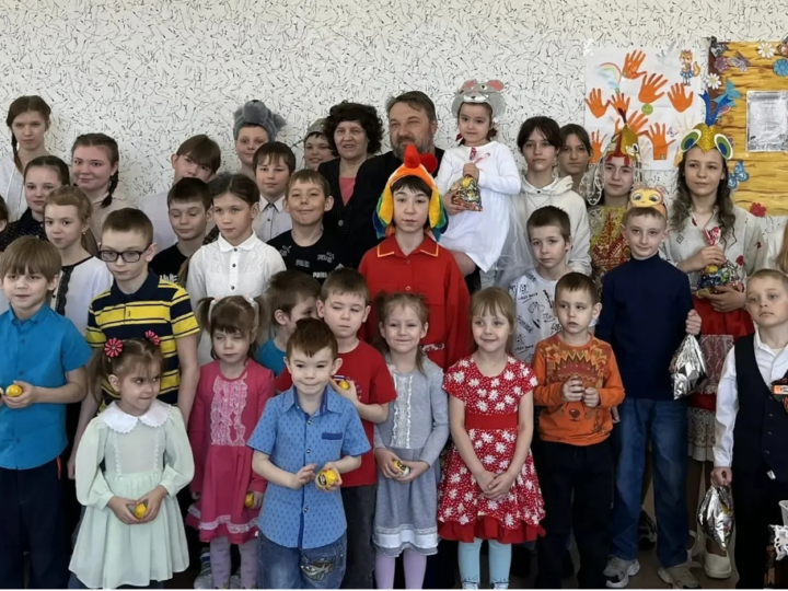 Праздничное пасхальное мероприятие прошло в реабилитационном центре «Аист» города Анжеро-Судженска