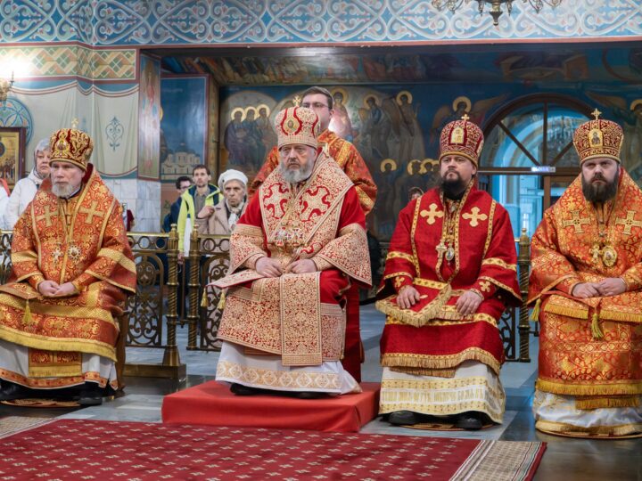 Митрополит Кемеровский и Прокопьевский Аристарх встретил день своего тезоименитства