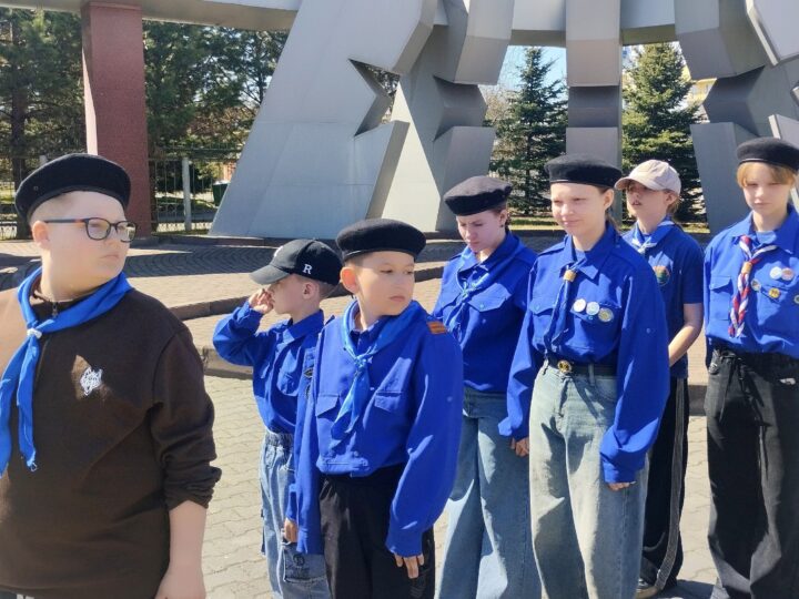 Православные следопыты Новокузнецкой епархии готовятся к Георгиевскому параду