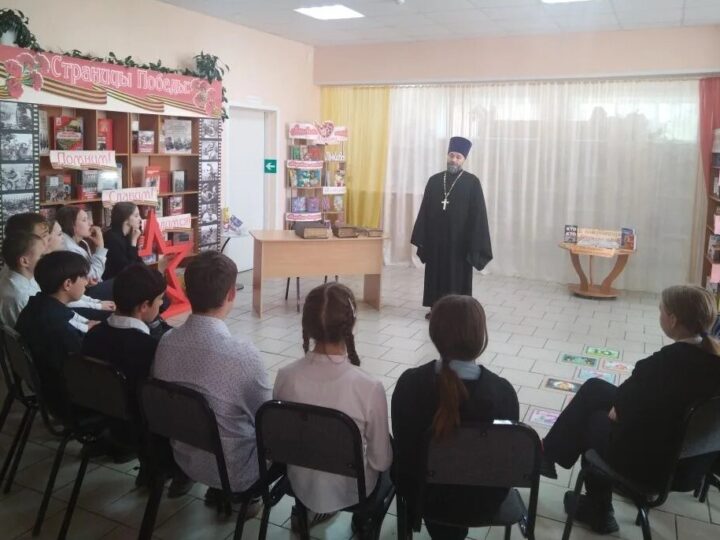Встречи со школьниками ко Дню славянской письменности и культуры прошли в Мариинской епархии