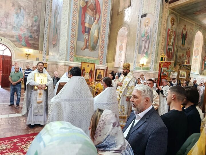 В соборе Рождества Иоанна Предтечи Прокопьевска встретили престольный праздник